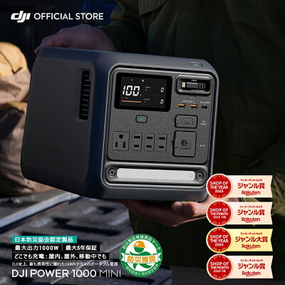 DJI Power 1000 Mini（1,008Wh・定格800W・約11.5kg）