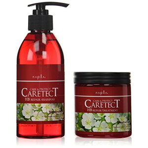 ナプラ ケアテクトHB リペア シャンプー 300ml & ヘアトリートメント 250g 2本セット ポンプ 容器入り【ダメージ用ライン】【napla ヘアケア シャンプー ノンシリコン 激安 お得】【NS】