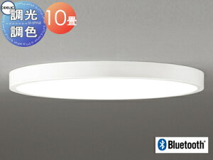 照明 おしゃれ ライトオーデリック ODELIC フラットプレート 居室用シーリングライト OL291412BR オフホワイト色 簡易取付型 調光調色 電球色〜昼光色 Bluetooth対応機種 〜10畳 均一で美しい面発光