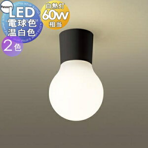 照明 おしゃれパナソニック PanasonicLAMP DESIGN シリーズ 小型ブラケット 小型シーリングライトLGB51568BCE1 電球色 LGB51569BCE1 温白色 ブラック くらしに寄り添う、ちょうどいいあかり 60形電球1灯器