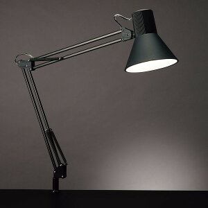 �R�c�Ɩ�LED�f�X�N���C�g Z-108NB �u���b�N 5000K�����F �R�[�h�����F1.9m �Z�[�h���V�[�\�[�X�C�b�` �N�����v�^�C�v ���M60W���� Z���C�g Z-Light �[�b�g���C�g Z108NB