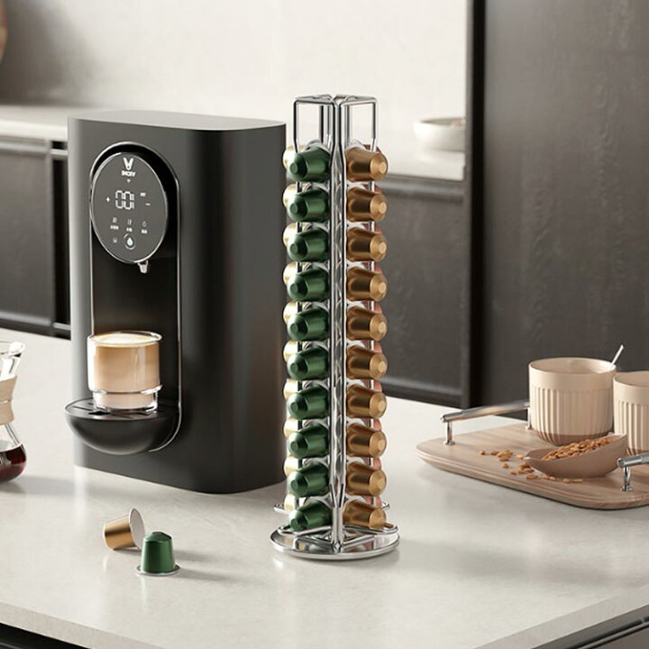 楽天市場】カプセルホルダー 360度回転式 40個収納 カプセル収納ケース  