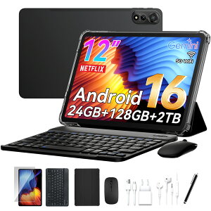 �y����N�[�|����24,900�~�zNexall N90 �^�u���b�g Android 16 12�C���` 24GB+128GB �A���h���C�h Tablet YouTube���� 8�R�ACPU Wi-Fi���f�� ���� 9000mAh��e�� �}���[�d 4G LTE�ʘb 16MP/8MP�J���� �������� ��ʕ�