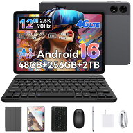 【SS限定クーポンで24,900円！】 Android16 タブレット 12インチ 10000mAh SIMフリー タブレットPC Wi-Fi…