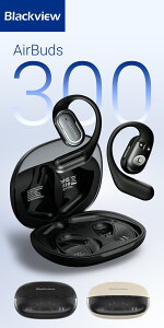 Blackview AirBuds 300 �I�[�v���C���[ �C���z�� Bluetooth 6.0 ���|���^ �����ǂ��Ȃ��C���z�� AAC�Ή� �ő�30���ԍĐ� IPX5�h�� �^�b�`����
