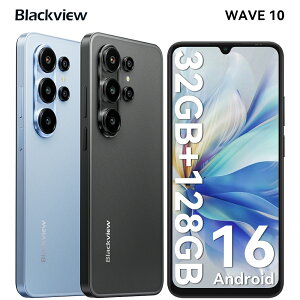 �y����N�[�|����20,900�~�I�zAndroid 16 �X�}�z Blackview WAVE 10 �X�}�[�g�t�H�� �{�� SIM�t���[ 32GB+128GB 2TB�g�� 6.88�C���` 120Hz ���� 5000mAh ��e�ʃo�b�e���[ 32MP AI�J���� 4G �f���A��SIM �w��F�� ��