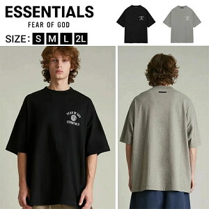 FEAR OF GOD ESSENTIALS �R�b�g��100% �G�b�Z���V�����Y T�V���c ���� �����Y ���f�B�[�X T-Shirt �X�E�G�b�g �W���[�W �V���v�� �j�����p �J�W���A�� T�V���c ��������[���s�A���i] 2�F