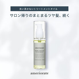 【正規品】アメリオレイト ヘアケアオイルリッチモイスト 80ml 美容室 専売品 トリートメント うねり ヘアオイル パサパサ ツヤ オイル いい香り いい匂い 艶 つやつや ヘアオイルくせ毛 洗い流さない トリートメントオイル パサつき 香りが良い