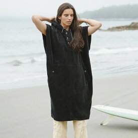 ジェイエス インダストリーズ × スロータイド JS Industries × Slowtide フード付きタオルポンチョ Hooded Towel Poncho