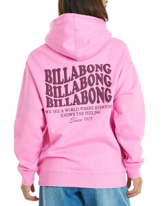 �r���{�� Billabong ���f�B�[�X WAVE LOGO LOOSE FIT PARKA �v���I�[�o�[ �p�[�J�[ bg014022