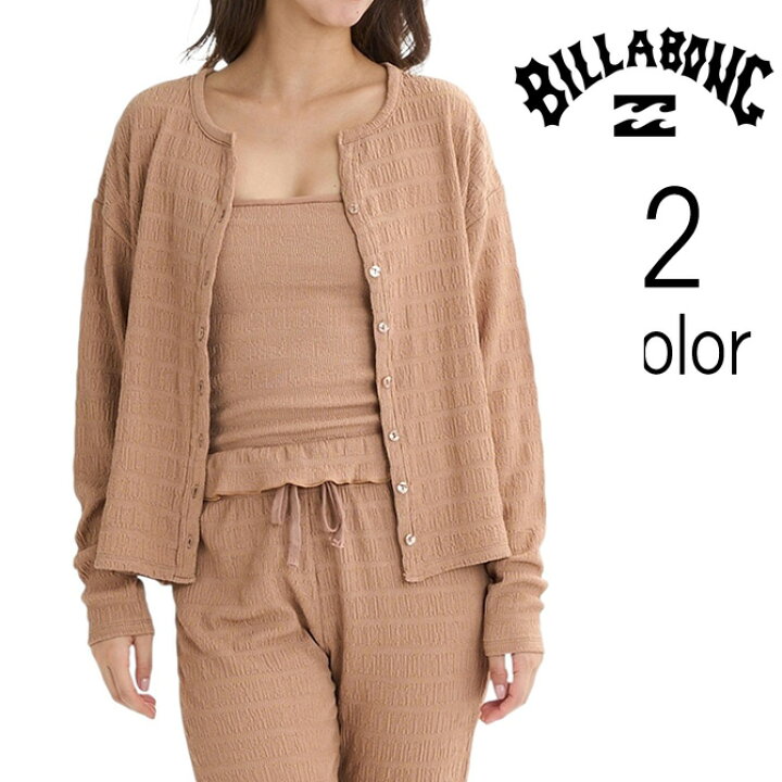 楽天市場】ビラボン Billabong レディース POLY SHIRRING LS CARDIGAN 