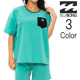 ビラボン Billabong レディース ADIV UTILITY WOVEN S/S TEE UV 半袖 ラッシュTシャツ ラッシュガード bd013861