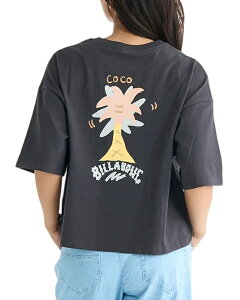 �r���{�� Billabong ���f�B�[�X COCO PARM WIDE LOOSE CROPPED TEE ���[�Y ���� T�V���c bf013222