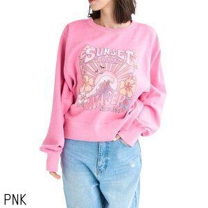 LV[ Roxy fB[X@SUNSET CHASER CREW g[i[ XEFbg gbvX