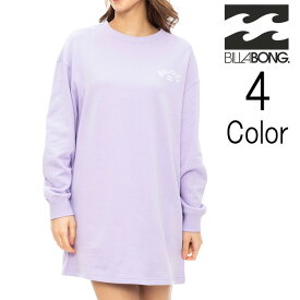 ビラボン Billabong レディース ARCH LOGO SWEAT ONEPIECE スウェットワンピース bd014361