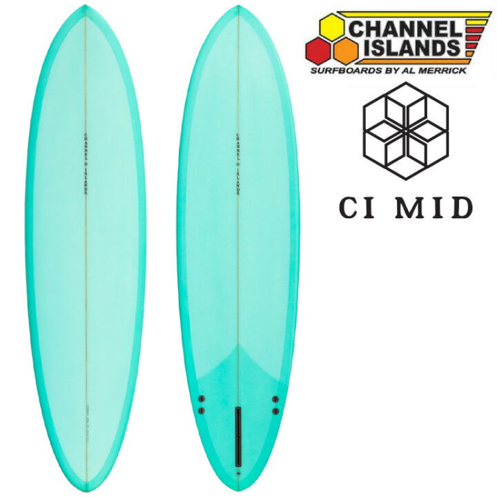 楽天市場】チャンネルアイランド CIミッド 2+1 モデル サーフボード 