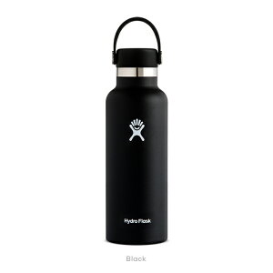 nChtXN Hydro Flask 18oz 532ml Standard Mouth XeX{g Black