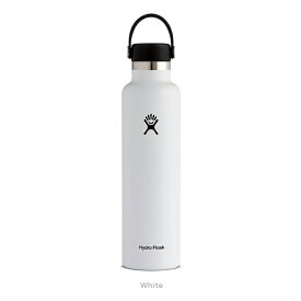 ハイドロフラスク Hydro Flask 24oz 709ml Standard Mouth ステンレスボトル White