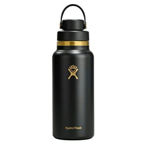 nChtXN Hydro Flask 32oz 946ml Wide Flex Chug Cap XeX{g Black Tie