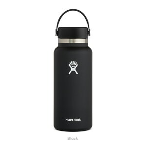 nChtXN Hydro Flask 32oz 946ml Wide Mouth XeX{g Black