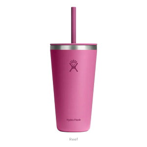 nChtXN Hydro Flask 28oz 828ml Drinkware All Around Tumbler With Straw Lid XeX^u[ Xg[t Reef