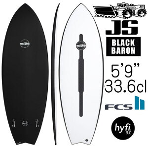 JS �T�[�t�{�[�h �u���b�N�o���� �n�C�t�@�C 3.0 EPS ���f�� 5'9×20 1/2×2 9/16 33.6L / JS Industries OG BlackBaron Hyfi 3.0 Model