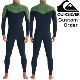 【2026モデル】オーダー クイックシルバー ウェットスーツ ロングチェストジップモデル / Order Quiksilver WetSuit Everydas Sessions Slant LongChestZip System / メンズ