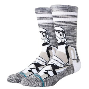 �X�^���X Stance �����Y �X�g�[�� �g���[�p�[ �N���[ �X�^�[�E�H�[�Y �R���{ ���f�� �\�b�N�X �C�� Storm Trooper Crew Star Wars Collab Model Crew Socks