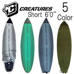 NGC`[@V[gT[t{[h jbgP[X Xgb`\bNX 6'0" / Creatures@Of@Leashes Short SurfBoards Knitcase Stretch Sox 182.9cm