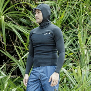 y2025fzR EFbgX[c 1mm t[ht T[tWPbg LAX^C ^bp / Rincon WetSuit LA Style Kill Hooded Surf jacket 1mm LS Jacket