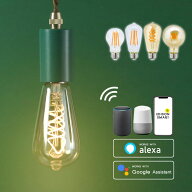 スマートLED電球 「エジソンバルブLEDスマート」 Wi-Fi電球 調光 E26 Alexa Google Home Siri対応 エジソ…