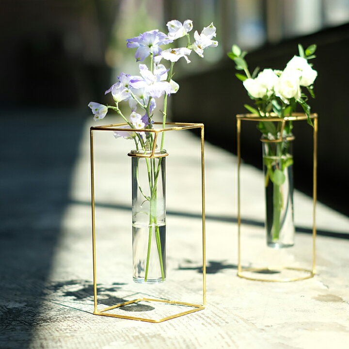 楽天市場 Pike ピケ スタンドブラスベース フラワーベース 花瓶 花びん 花器 花 植物 観葉植物 フラワー インテリア 一輪挿し 真鍮 ガラス インテリア おうち時間 北欧 おしゃれ シンプル クリア ギフト プレゼント ドライフラワー Life Is