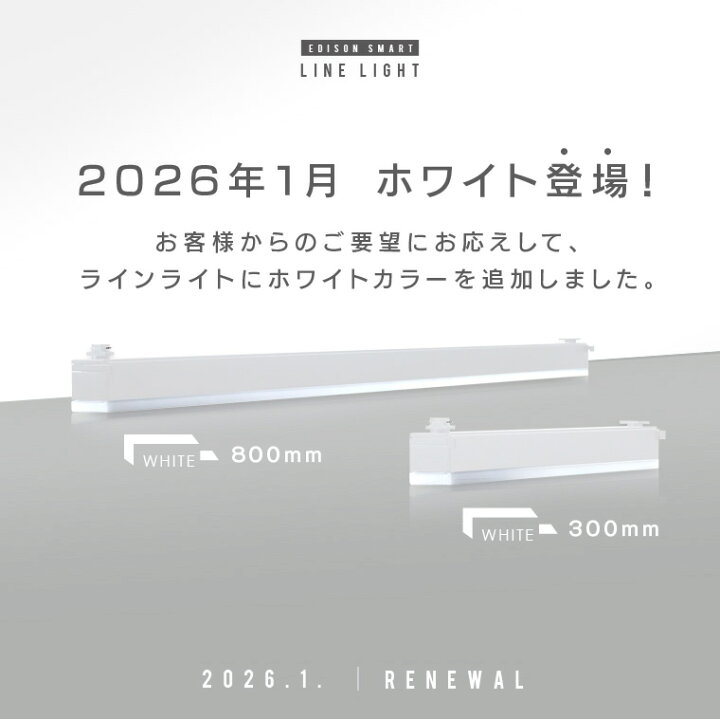 楽天市場】エジソンスマート ラインライト 300mm 800mm スマート照明 