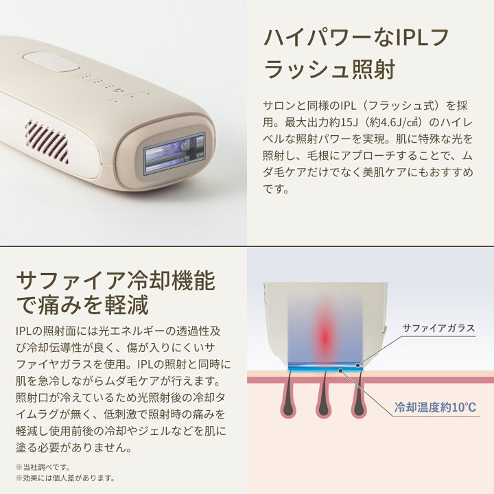 楽天市場】Thaleia タレイア 光美容器 TLA-HR01IV 家庭用光美容器 ムダ 