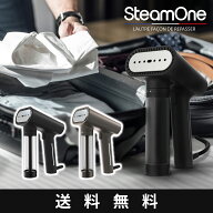 SteamOne 衣類スチーマー S-Nomad NS1750 ブラック チタニウム 軽量/パワフル18gスチーム/30秒起動/容量1…