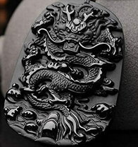 楽天市場】黒曜石 龍 鳳凰の通販