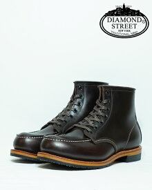 ブーツ メンズブーツ ワークブーツ モカシン 靴 ダイヤモンドストリート DIAMOND STREET DS-519 BLACK D.BROWN メンズ 本革 レザー