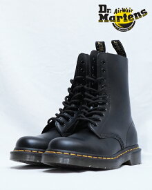 【日本正規品】ドクターマーチン 10ホール 1490 10 EYELET BOOT 11857001 BLACK Dr.Martens 1490 イエローステッチ ブーツ メンズ レディース レザー 母の日