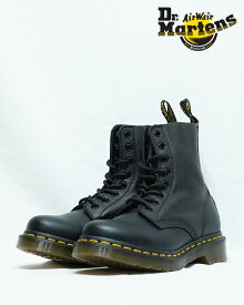 【日本正規品】ドクターマーチン 8ホール 1460 PASCAL 8 EYE BOOT 13512006 BLACK Dr.Martens 1460 パスカル ブーツ ヴァージニアレザー ソフトレザー イエローステッチ レディース メンズ レザー 母の日