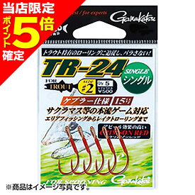【当店限定P5倍確定】がまかつ(Gamakatsu) TR-24 シングル 1号 クリムゾンレッド 67-883