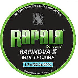 ���p��(Rapala) ���s�m���@X �}���`�Q�[�� 200m 1.2�� 22.2lb ���C���O���[�� RLX200M12LG [PE���C��]