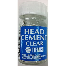 【エントリー&お買いまわりで最大10倍】ティムコ(TIEMCO) TMC Fly Tying Head Cement ヘッドセメント・クリアー
