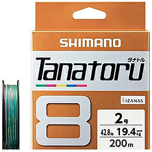 �V�}�m(SHIMANO) �^�i�g�� 8 200m 3��10m x 5�J���[�i1m�C5m�}�[�N) PL-F68R [PE���C��]