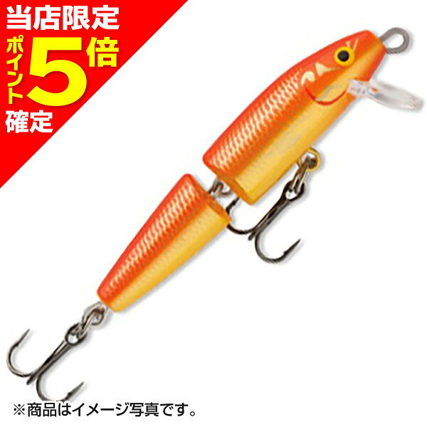 【当店限定P5倍確定】ラパラ(Rapala) FLOATING JOINTED フローティング ジョインテッド 13cm 18g ゴールドフルーレセントレッド J13-GFR