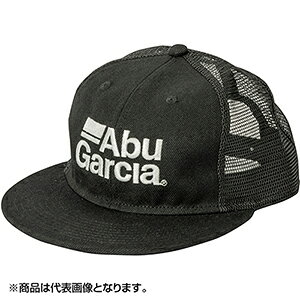 AuKVA(Abu Garcia) tbgrbVLbv BLK Flat Bill Mesh Cap