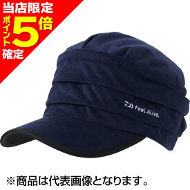 【当店限定P5倍確定】ダイワ(DAIWA) ギャザードワークキャップ フリー ネイビー DC-6523W