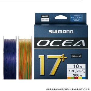�V�}�m(SHIMANO) �I�V�A 17+ PE 300m 8�� 10m x 5�J���[ LD-A71Y [PE���C��]