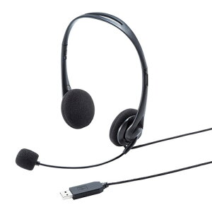 �y�����񂹁z�T�����T�v���C USB�w�b�h�Z�b�g�bMM-HSU09BK