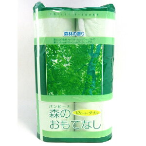 バンビーナ 森のおもてなし12ロール 8個セット   景品 粗品 トイレットペーパー トイレットロール トイレ まとめ買い 安い 送料無料 特価 ノベルティ イベント用 粗品向け 販促用 面白い