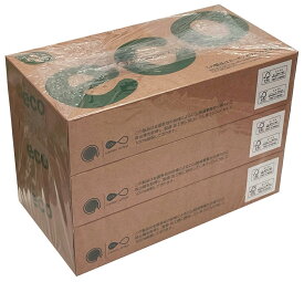 プラスエコ BOXティッシュ 100W3P　96個セット　　ティッシュペーパー 紙 ボックスティッシュ 消耗品 箱ティッシュ まとめ買い ボックス 箱買い 衛生 安い 激安 景品 粗品..